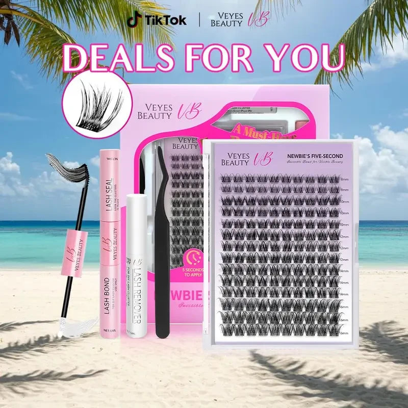 VeyesBeauty LuxeBold DIY Cluster Lash Kit